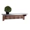 Alaterre Furniture Millwork 40" Hook Shelf - Wood/Zinc AWMW2471Z - alternate 4